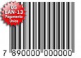 [05 EAN-13] [Pacote 05 unidades para 05 Produtos]