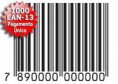 [1000 EAN-13] [Pacote 1000 unidades para 1000 Produtos]